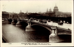 CPA Southwark London England, Blackfriars Bridge, St. Paul's Cathedral - Altri & Non Classificati