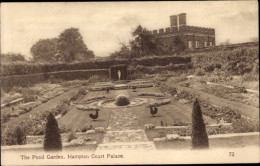CPA Richmond Upon Thames London England, Hampton Court Palace, The Pond Garden - Altri & Non Classificati