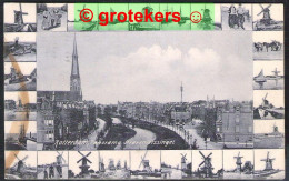 ROTTERDAM Panorama Praveniersssingel 1906 Ed: Dr. Trenkler Co.Leipzig Rtt 79 Proefstempel Columbia Machine V 212 - Rotterdam