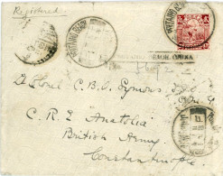 1921 China Pehtaiho Beach To Indian FPO 415 Haidarpasha Turkey - Other & Unclassified
