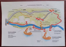Hrensko - Pravcicka Brana - Prebischtor - Mezna, Mezni Louka - Navrh Mapy Jiri David - Carte Géographique - Maps