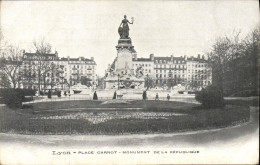CPA Lyon Place Carnot Monument De La Republique - Lyon 1