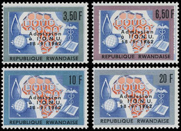 9/12** - Admission Du Rwanda Comme Membre Des N.U / Opname Van Rwanda Als Lid Der V.N - Ungebraucht