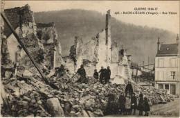 CPA Guerre 1914-17 RAON-l'ÉTAPE Rue Thiers (151465) - Raon L'Etape