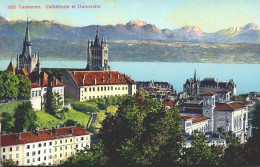 LAUSANNE - Cathédrale Et Université  (2 Scans) - Lausanne