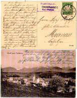 Bayern 1909, Posthilfstellen Stpl. PARSBERG Taxe Miesbach Auf Sw-AK M. 5 Pf. - Brieven En Documenten
