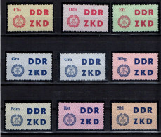 DDR 1963/1965 MNH SERVICE STAMPS - Ungebraucht