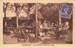 CPA Bénerville-Jardin Fleuri De L'hôtel De La Plage-Timbre-Carte Couleur Brun     L3917 - Sonstige & Ohne Zuordnung
