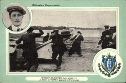 CPA Avion Aviation Monoplan Deperdussin Circuit Europeen Juin Juillet 1911 Depart De Vidart Paris Liege - ....-1914: Vorläufer