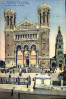 CPA Lyon Basilique De Fourviere Facade - Lyon 1