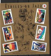 France 2002 Bloc Feuillet N° 50 Neuf Jazz La Croix Rouge Au Prix De La Poste - Mint/Hinged