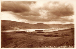L242 Scotland St Mary's Loch From Above Dryhope Tower Vintage Postcard - Altri & Non Classificati