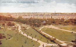 L241 England Harrogate Valley Gardens Of Wells Vintage Postcard - Harrogate