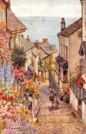 L242 England Clovelly Down A Long Donkey Flowers Vintage Postcard - Altri & Non Classificati