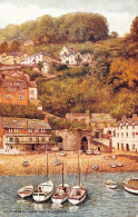 L242 England Clovelly Form The Harbour Boats Vintage Postcard - Altri & Non Classificati