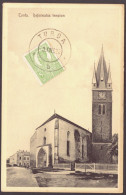 Ro 44 - 25670 TURDA, Cluj, Reformed Church, Romania - Old Postcard - Used - 1922 - TCV - Romania