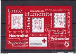 France 2017 Bloc Feuillet N° 140 Neuf Croix Rouge Prix De La Poste +10% - Mint/Hinged