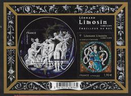 France 2015 Bloc Feuillet N° F4928 Neuf Peintures De Limosin à La Faciale - Mint/Hinged