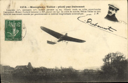 CPA Avion Aviation Monoplan Tellier Pilote Par Dubonnet - ....-1914: Vorläufer
