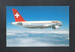 VLIEGTUIGEN  -  SWISSAIR - AIRBUS  A 320   (14.666) - Sonstige & Ohne Zuordnung