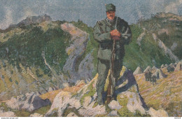 CARTOLINA CROCE ROSSA CASCELLA UNA SENTINELLA (YK2670 - Red Cross