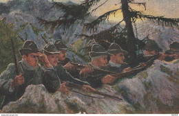 CARTOLINA CROCE ROSSA CASCELLA ALPINI IN TRINCEA (YK2668 - Red Cross