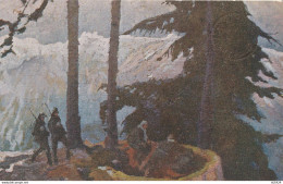 CARTOLINA CROCE ROSSA CASCELLA UN NIDO DI ALPINI (YK2624 - Red Cross
