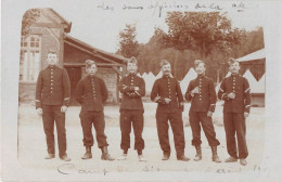 AISNE  02  CAMP DE SISSONNE - GROUPE DE MILITAIRES - MILITARIA - Sissonne