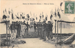 AISNE  02  CAMP DE SISSONNE - FETE AU CAMP - MILITARIA - Sissonne
