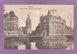 OREBRO, NIKOLAIKYRKAN TELEGRAF- OCH POSTHUSSET UM 1946. 1 STAMP. - Schweden