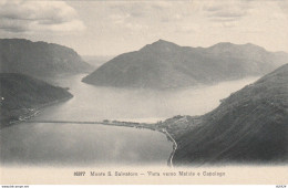 CARTOLINA MONTE S.SALVATORE LUGANO SVIZZERA (YK4859 - Lugano