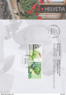 CARTOLINA SVIZZERA 2016 CON 2 FRANCOBOLLI (YK4298 - Brieven En Documenten