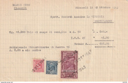RICEVUTA 1943 CON MDB (YK5258 - Italie