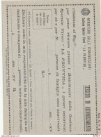 TESSERA RICONOSCIMENTO DISTRIBUZIONE VIVERI 1936 NUOVO (YK5204 - Historical Documents