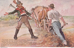 CARTOLINA UMORISTICA GUERRA (YK1393 - Uniformen