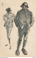 CARTOLINA RECITA PROMUTILATI DI GUERRA (YK1337 - Uniformen