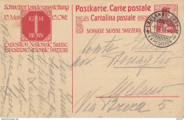 INTERO POSTALE SVIZZERA 1913 TIMBRO LAUSANNE-GARE (YK1928 - Ganzsachen