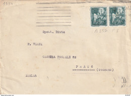 LETTERA 1954 SPAGNA 2X1 DIRETTA ITALIA (YK2314 - Briefe U. Dokumente