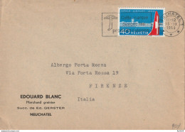 LETTERA 1953 SVIZZERA 40 TIMBRO NECHATEL (YK2201 - Briefe U. Dokumente