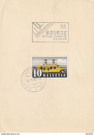 FOGLIETTO 1948 SVIZZERA 10 - BOURSE PHILATELIQUE INTERNATIONAL (YK2180 - Blocks & Kleinbögen