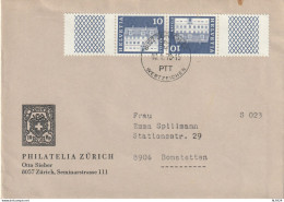 LETTERA 1978 SVIZZERA 2X25 TIMBRO ZURICH (YK2183 - Briefe U. Dokumente