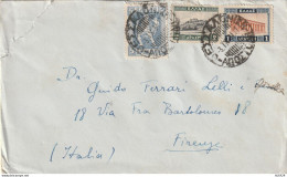 LETTERA GRECIA 1934 1+2+5 ARRIVO FIRENZE (YK2043 - Briefe U. Dokumente