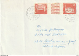 LETTERA 1974 COPPIA INTERPONTE SVIZZERA (YK2010 - Briefe U. Dokumente