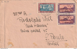 LETTERA SVIZZERA 1929 20+2x5 PRO JUVENTUTE TIMBRO LAUSANNE (YK18 - Briefe U. Dokumente