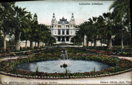 CPA Monte Carlo Le Casino Et Les Jardins - Sonstige & Ohne Zuordnung