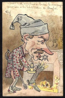 CPA BOBB Satirique Franc Maçonnerie Litho Tirage Limité En 75 Ex. Franc Maçonnerie Maçonnique Dreyfus André - Sonstige & Ohne Zuordnung