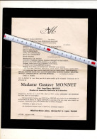 2003 DOODSBRIEF -  MADAME GUSTAVE MONNET NEE ANGELIQUE MAILLE DECEDEE 1963 AVELIN - Obituary Notices