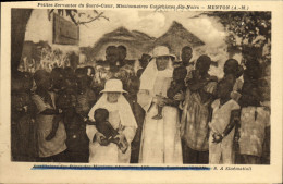 CPA Petites Servantes Du Sacre Coeur Missionnaires Catechistes Des Noirs Menton - Menton