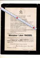2008 DOODSBRIEF -  LEON RASSEL DECEDE A LILLE 1969 - Obituary Notices