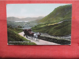 Grasmere From Dunmail Raise Horse Drawn Carriage ENGLAND    Ref  6577 - Altri & Non Classificati